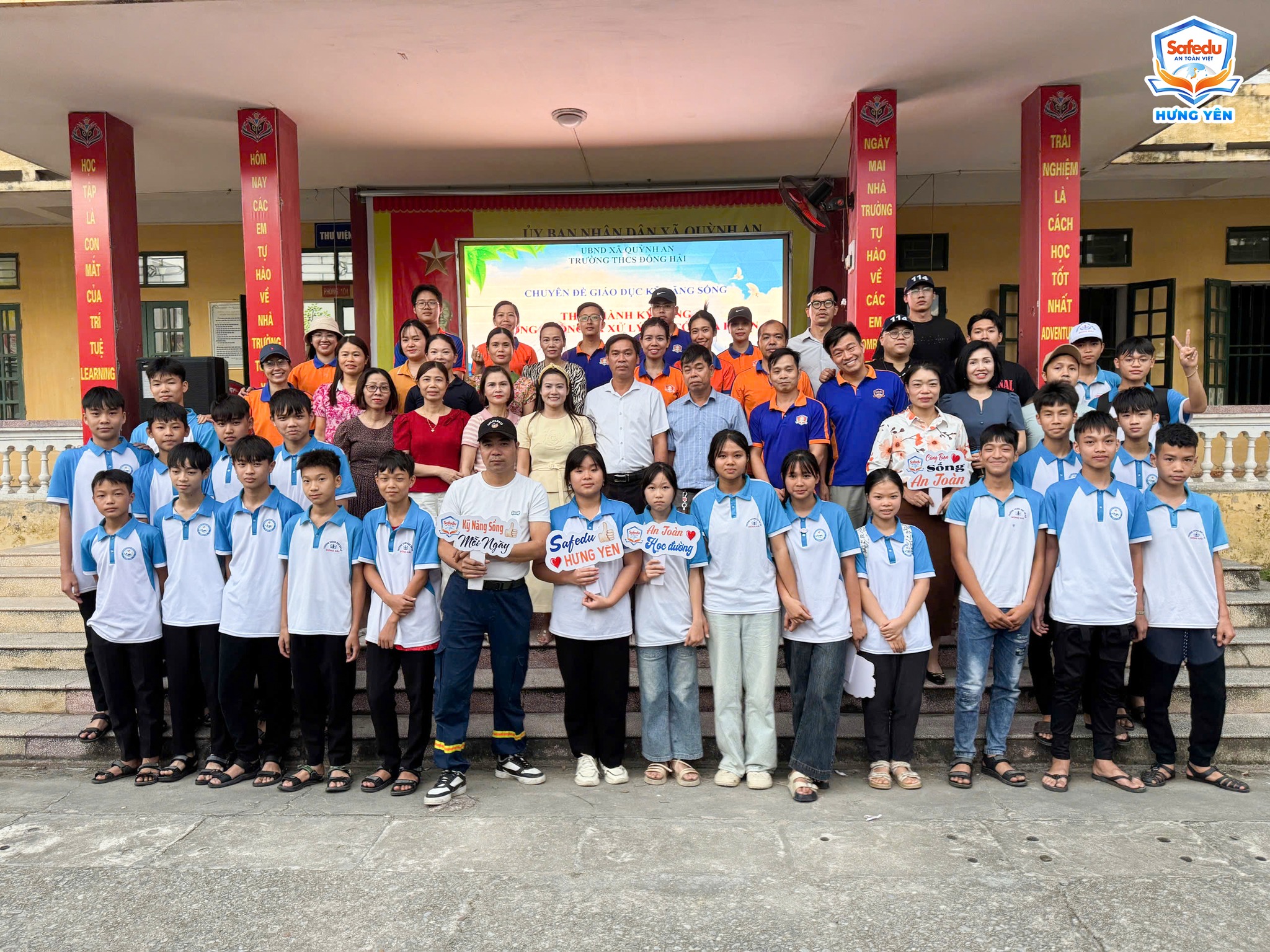 Kỹ năng phòng chống hoả hoạn THCS ĐÔNG HẢI - SAFEDU Hưng Yên