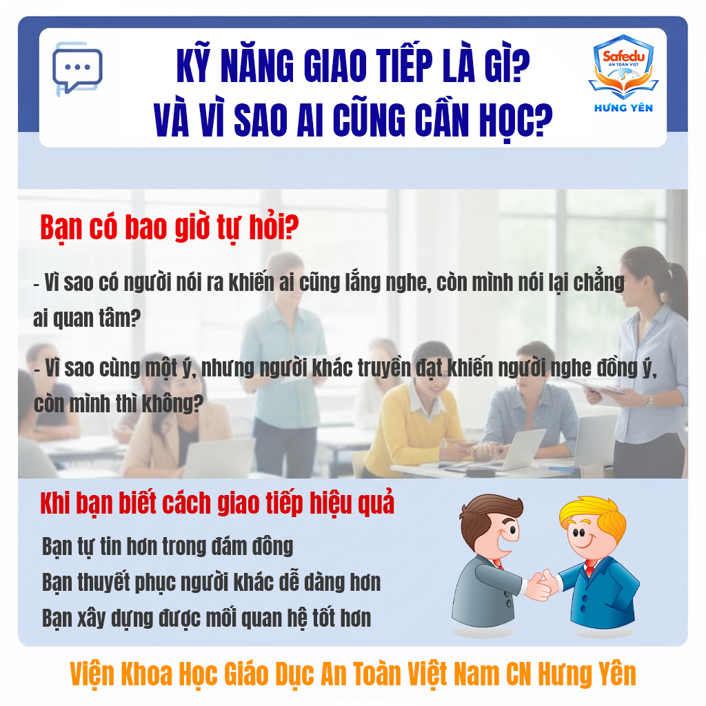 Kỹ năng mềm Safedu Hưng Yên