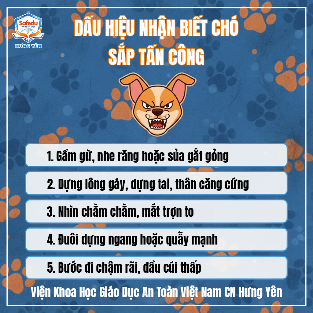 Kỹ năng phòng chống động vật tấn công Safedu Hưng Yên